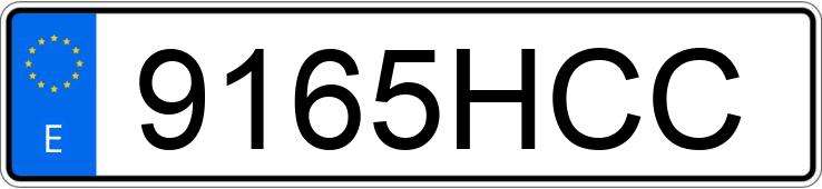 Numer rejestracyjny 9165HCC posiada MINI MINI