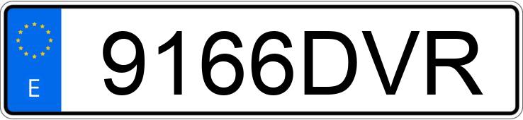 Numer rejestracyjny 9166DVR posiada DAF 75