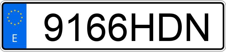 Numer rejestracyjny 9166HDN posiada RENAULT GRAND KANGOO