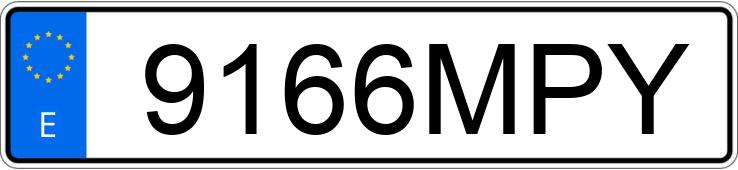 Numer rejestracyjny 9166MPY posiada DACIA SANDERO