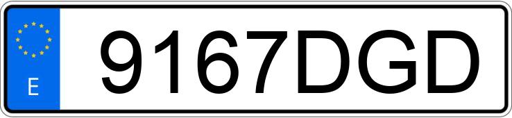 Numer rejestracyjny 9167DGD posiada ROVER 25