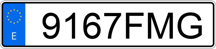 Numer rejestracyjny 9167FMG posiada VOLKSWAGEN PASSAT