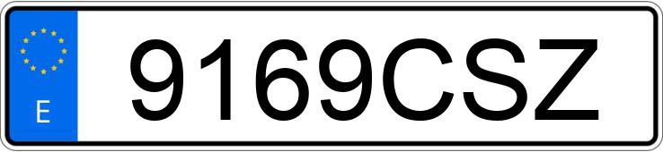 Le numéro d’enregistrement 9169CSZ a KIA RIO 1.3 RS (81CV) Le numéro d’enregistrement 9169CSZ a KIA RIO 1.3 RS (81CV)