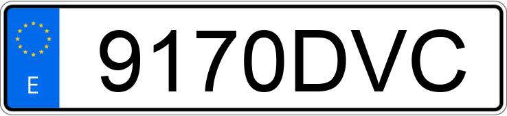 Numer rejestracyjny 9170DVC posiada Seat Ibiza 6l