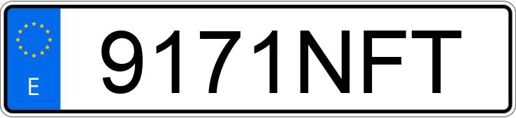 Numer rejestracyjny 9171NFT posiada OPEL FRONTERA