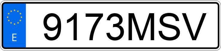 Numer rejestracyjny 9173MSV posiada VOLVO XC40