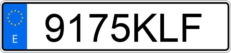 Numer rejestracyjny 9175KLF posiada PEUGEOT 208