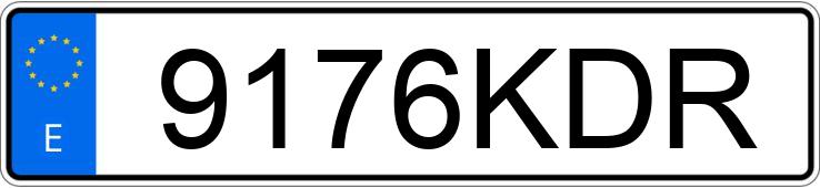 Numer rejestracyjny 9176KDR posiada MERCEDES GLA (156)