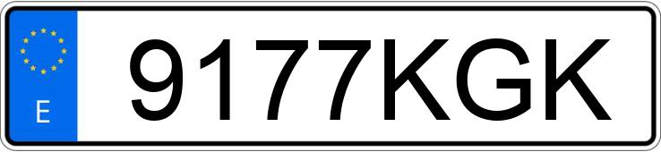 Numer rejestracyjny 9177KGK posiada OPEL CORSA