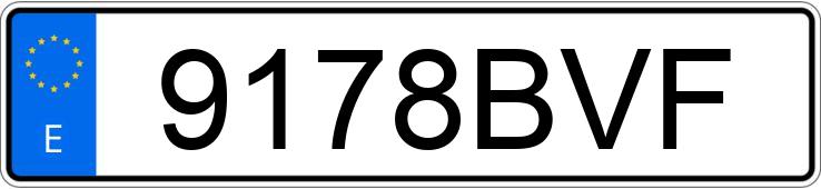 Numer rejestracyjny 9178BVF posiada RENAULT ESPACE