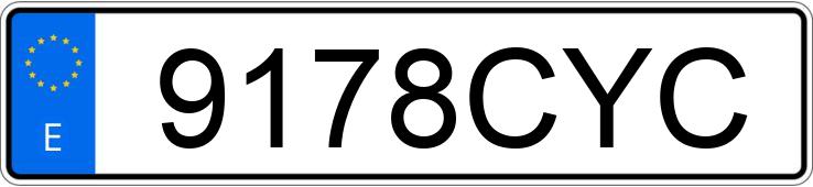 Numer rejestracyjny 9178CYC posiada VOLKSWAGEN POLO