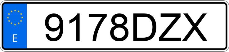Numer rejestracyjny 9178DZX posiada FIAT STILO