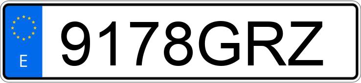 Numer rejestracyjny 9178GRZ posiada FORD FIESTA