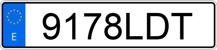 Numer rejestracyjny 9178LDT posiada VOLKSWAGEN T-CROSS
