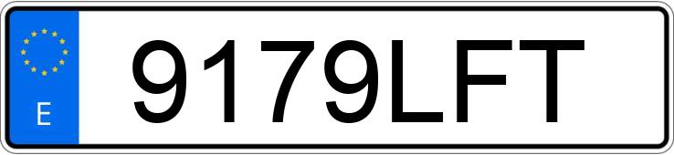 Numer rejestracyjny 9179LFT posiada RENAULT CLIO