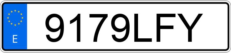 Numer rejestracyjny 9179LFY posiada VOLKSWAGEN GOLF