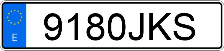 Numer rejestracyjny 9180JKS posiada OPEL MERIVA
