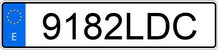 Numer rejestracyjny 9182LDC posiada SUZUKI SWIFT