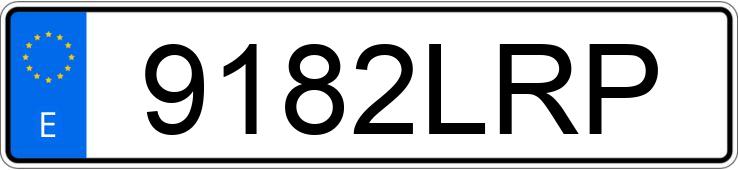 Numer rejestracyjny 9182LRP posiada TOYOTA C-HR