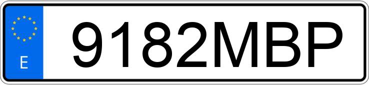 Numer rejestracyjny 9182MBP posiada CUPRA FORMENTOR