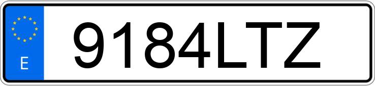 Numer rejestracyjny 9184LTZ posiada DS DS7 CROSSBACK