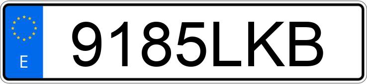 Numer rejestracyjny 9185LKB posiada SKODA SUPERB