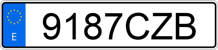 Numer rejestracyjny 9187CZB posiada FORD MONDEO