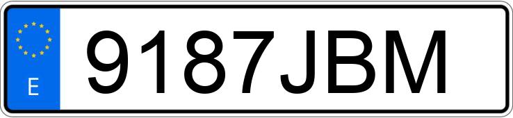 Numer rejestracyjny 9187JBM posiada DACIA DUSTER