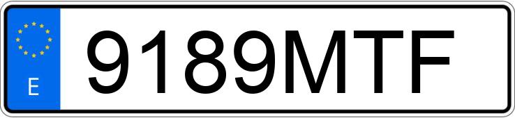 Numer rejestracyjny 9189MTF posiada KAWASAKI NINJA 125