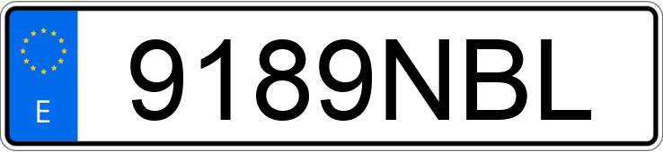 Numer rejestracyjny 9189NBL posiada BYD SEAL U