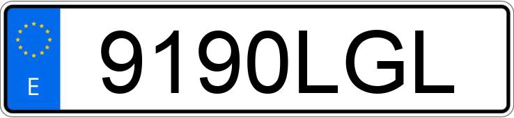 Le numéro d’enregistrement 9190LGL a AUDI A1 SPORTBACK
