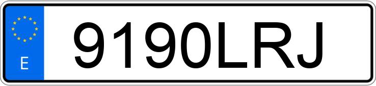 Numer rejestracyjny 9190LRJ posiada TESLA MODEL S Numer rejestracyjny 9190LRJ posiada TESLA MODEL S