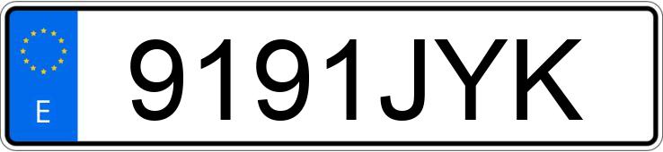 Numer rejestracyjny 9191JYK posiada VOLKSWAGEN GOLF Numer rejestracyjny 9191JYK posiada VOLKSWAGEN GOLF