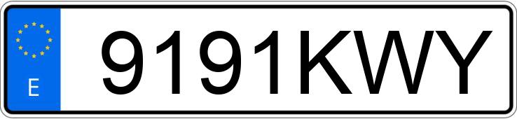 Numer rejestracyjny 9191KWY posiada LAND ROVER DISCOVERY SPORT