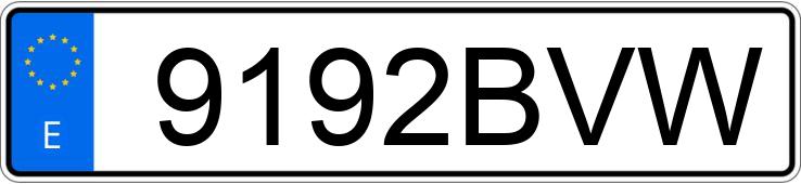 Numer rejestracyjny 9192BVW posiada CITROEN SAXO