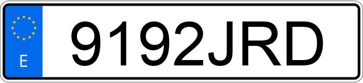 Numer rejestracyjny 9192JRD posiada BMW SERIE 1