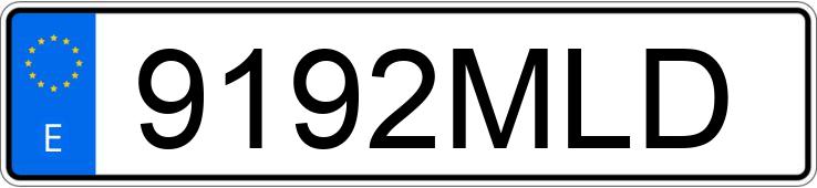 Numer rejestracyjny 9192MLD posiada FORD MUSTANG MACH-E