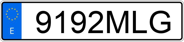 Numer rejestracyjny 9192MLG posiada KIA EV6