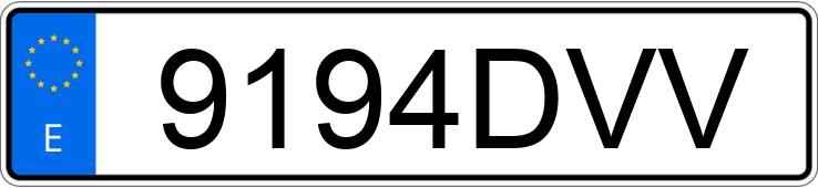 Numer rejestracyjny 9194DVV posiada AUDI A6