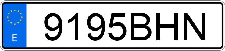 Numer rejestracyjny 9195BHN posiada VOLKSWAGEN POLO