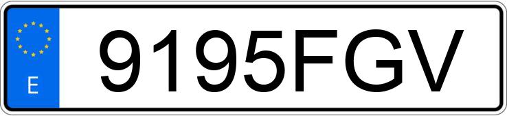 Numer rejestracyjny 9195FGV posiada CITROEN XSARA Numer rejestracyjny 9195FGV posiada CITROEN XSARA
