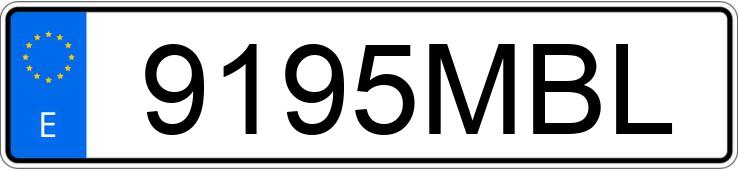 Numer rejestracyjny 9195MBL posiada MERCEDES GLC (253)