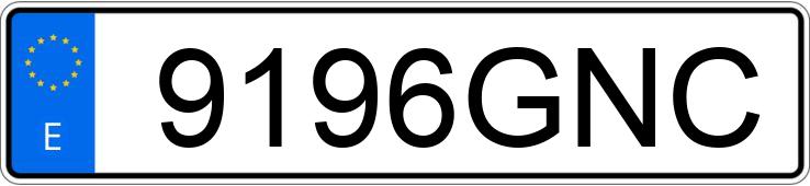 Numer rejestracyjny 9196GNC posiada RENAULT SCENIC Numer rejestracyjny 9196GNC posiada RENAULT SCENIC