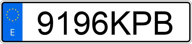 Numer rejestracyjny 9196KPB posiada BMW SERIE 3 Numer rejestracyjny 9196KPB posiada BMW SERIE 3