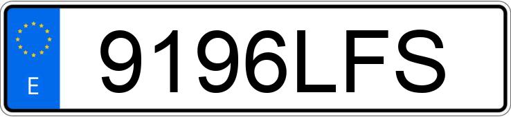 Numer rejestracyjny 9196LFS posiada IVECO DAILY