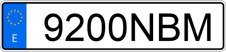 Numer rejestracyjny 9200NBM posiada BMW SERIE 5