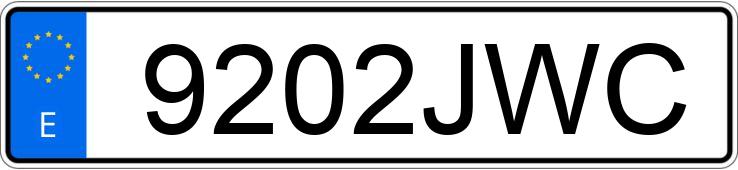 Numer rejestracyjny 9202JWC posiada SEAT ATECA