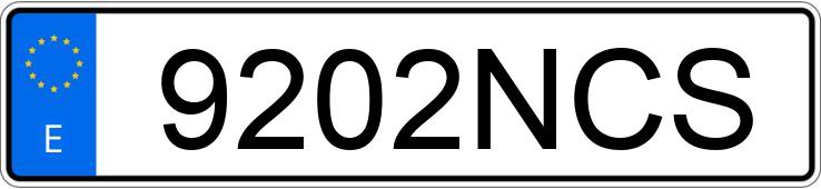 Numer rejestracyjny 9202NCS posiada AUDI A5