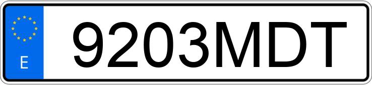 Numer rejestracyjny 9203MDT posiada HYUNDAI I20