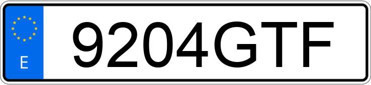 Numer rejestracyjny 9204GTF posiada PEUGEOT 207 Numer rejestracyjny 9204GTF posiada PEUGEOT 207